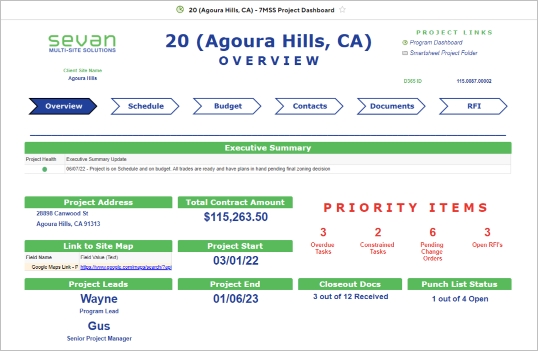 SmartSheet Agoura Hills overview