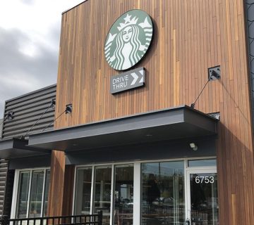 Starbucks Example of Retail Construction Services